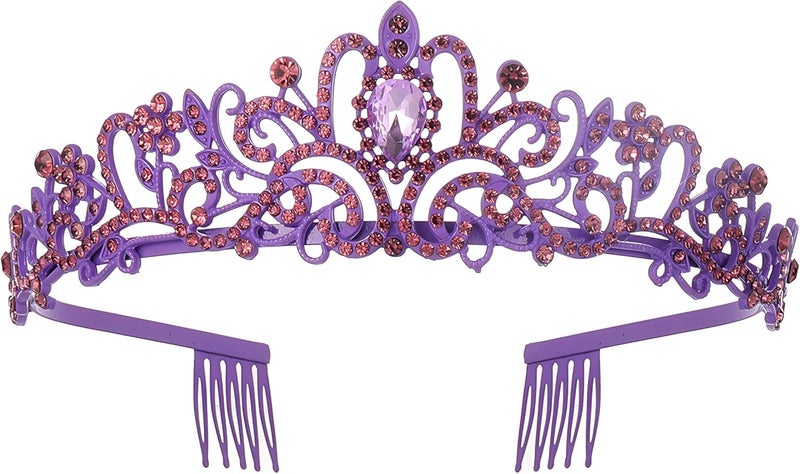 Princess Crown for Women, Crystal Queen Tiaras for Girls Bridal Hair Accessories Gifts for Birthday Wedding Prom, Bridal Party, Pageant, Halloween Christmas Costume